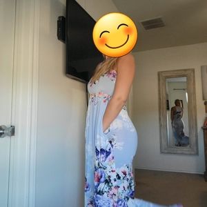 Floral maxi dress